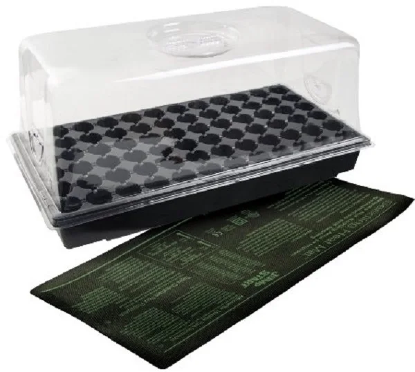 Hydroponic Germination Station with Heat Mat Seed Starter Kit Seeding