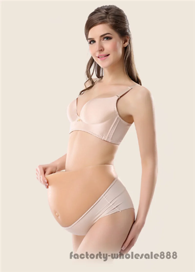 Полный силиконовый коврик для беременных живота для беременных реалистичный Уникальный полый дизайн