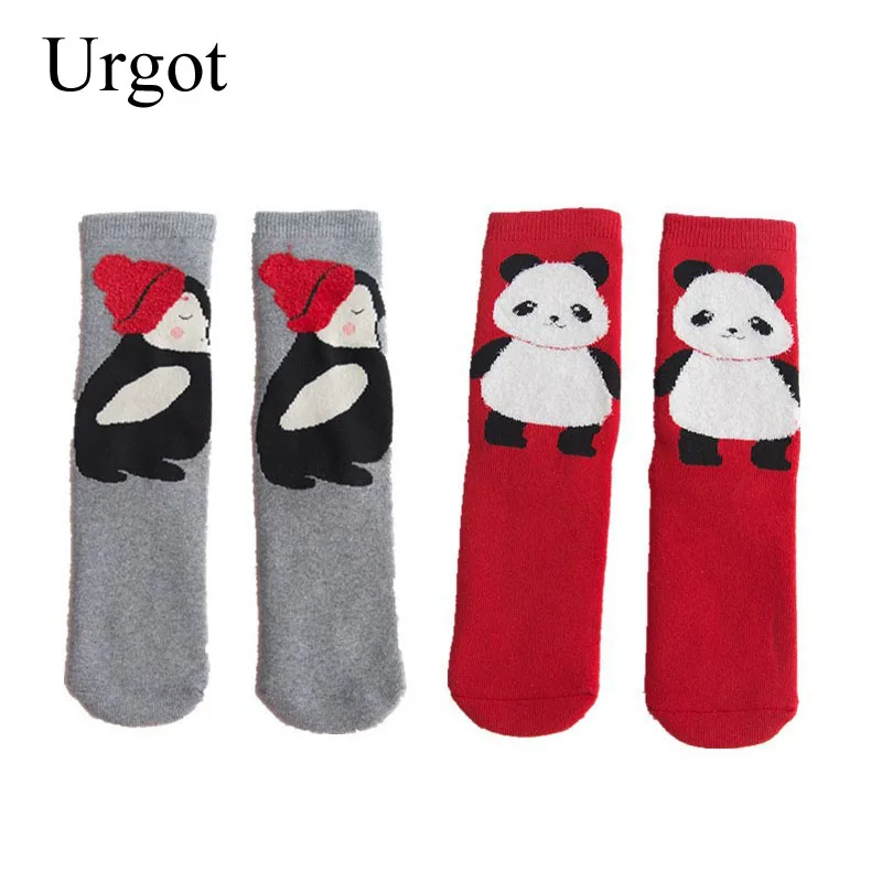 Urgot 5 Pairs New Autumn Wnter Cotton Women's Socks Female Cartoon Qnimal Terry Socks Thicken Warm Tube sock Hosiery Calcetines Urgot 5 Pairs New Autumn Wnter Cotton Women's Socks Female Cartoon Qnimal Terry Socks Thicken Warm Tube sock Hosiery Calcetines