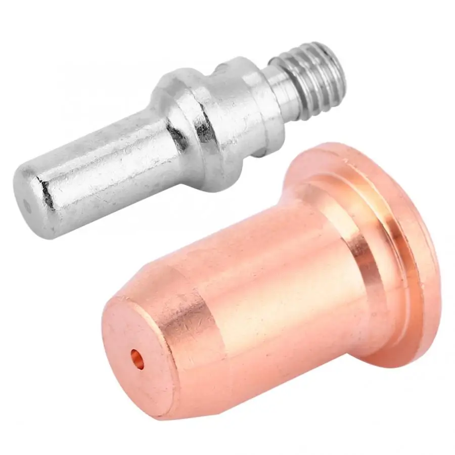 

Plasma Electrode Nozzle Head Attachment 20pcs Plasma Cutting Consumable Electrodes Nozzles Tips for Plasma Cutter Nozzles