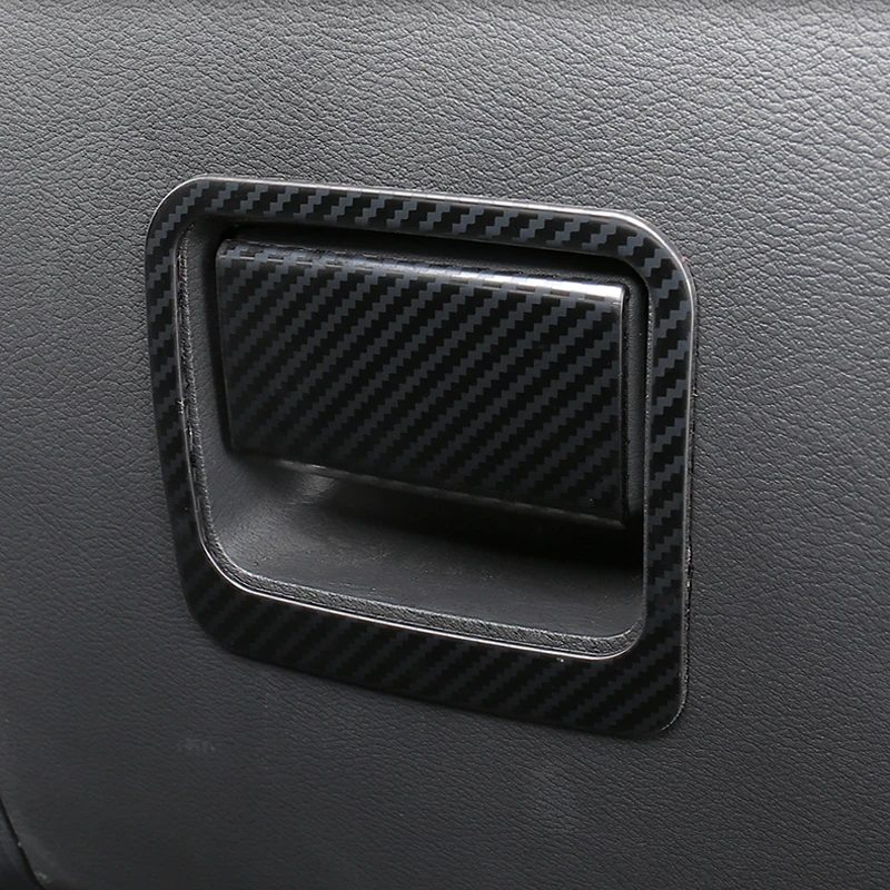 

For Nissan Altima 2019 Interior Stainless Steel Storage Box Glove Handle Cover Sticker Car Styling
