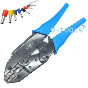 LS-2550EF Ratchet crimping tool for cable end sleeves 25-50mm2 wire ferrules crimping pliers 4-1 AWG 1