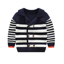 Малыши, маленькие мальчики, свитер, одежда, кардиган, двубортное пальто с отложным воротником, размеры От 1 до 5 лет, детские свитера