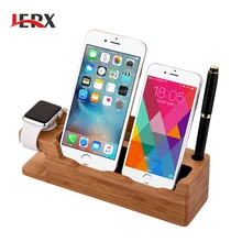 Wrumava Wooden Charging Dock Station Mobile Phone Stand Holder Charger For Apple iPhone 7 7 Plus 6 6S Plus 4s 5s SE