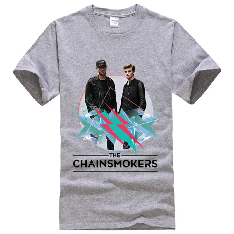 The Chainsmokers Say My Name Logo T Shirts Men Cotton Casual Hip Hop