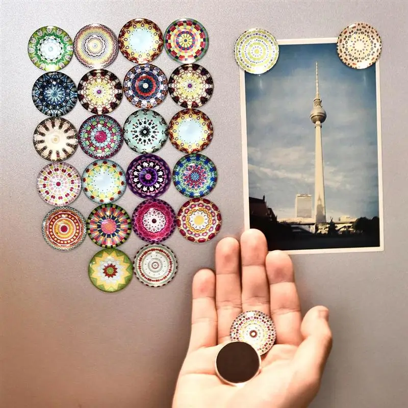 

5Pcs Flower,Donut,Insect Fridge Magnet Refrigerator Sticker Home Decoration Message Holder Random