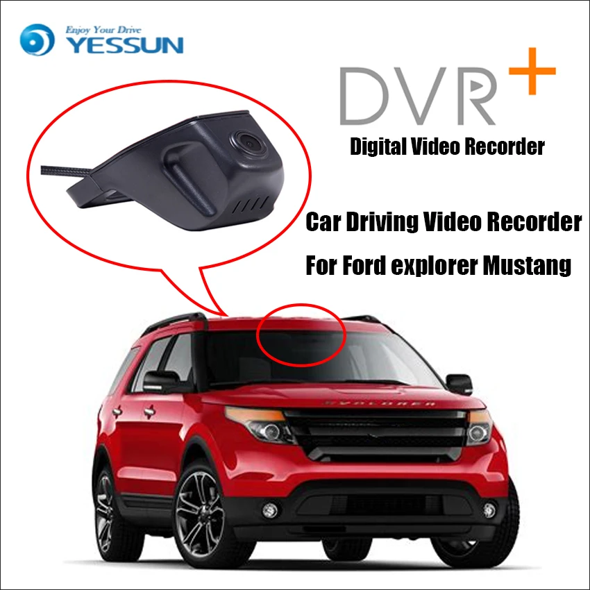 YESSUN для Ford explorer Mustang Автомобильный видеорегистратор вождения фронтальная камера