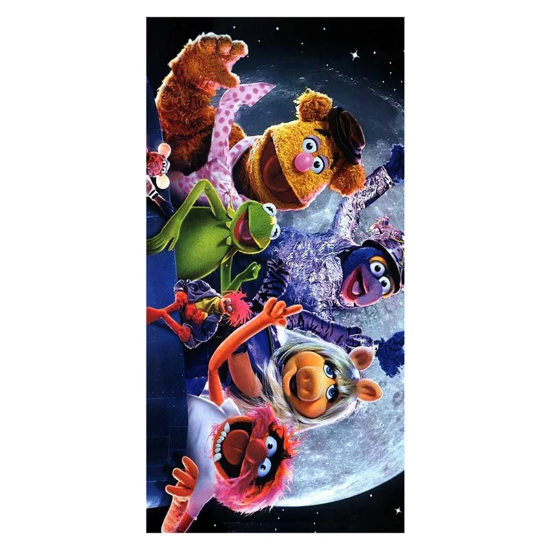 Бамбуковое из микрофибры The Muppets банное полотенце s путешествия спа купание полотенце для лица дети взрослые ребенок Ванная Комната Текстиль мыть ткань 35*70 см
