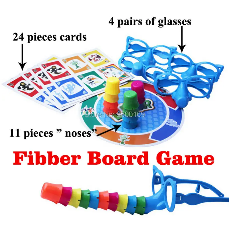 Family Fun Liar Board Game,Glasses Stretch The Truth,Your Nose May Grow