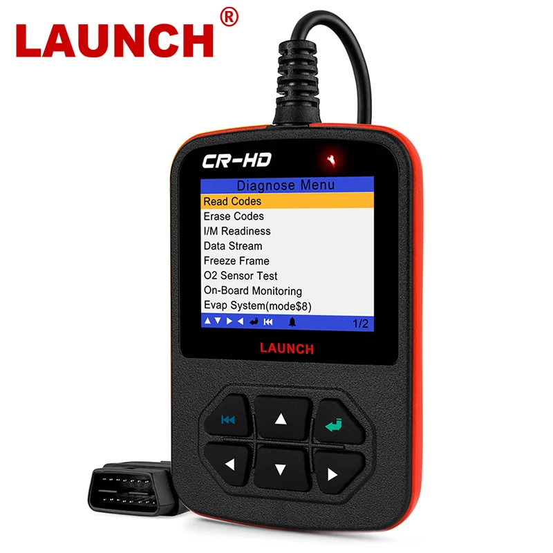 

Launch CR HD Truck Scanner for Truck Diagnostic Scanner OBD 2 Cars Automotive Error Reader for Heavy Duty Diesel Trucks Car OBD2