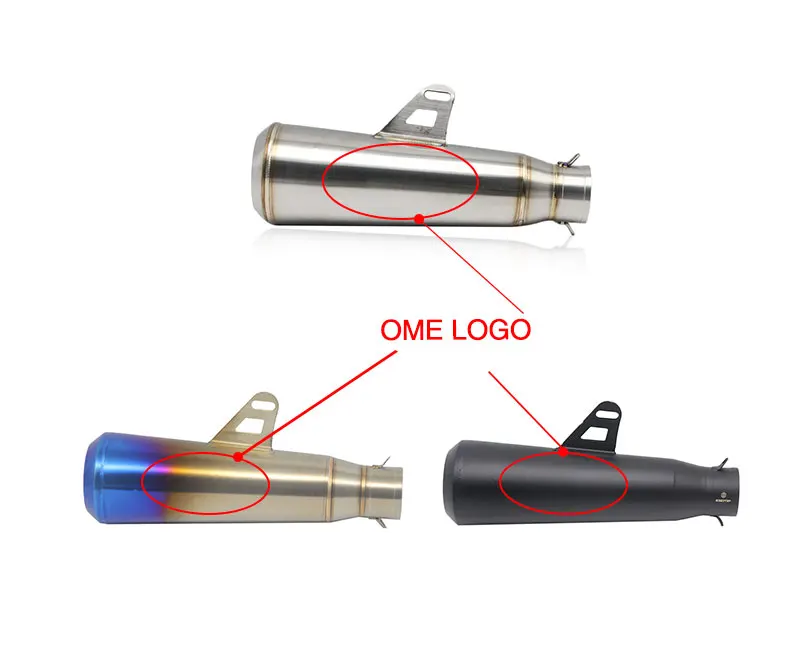ZSDTRP 51 мм универсальный глушитель выхлопной трубы мотоцикла модифицированный SC выхлопная Нержавеющая сталь подходит для большинства мотоциклов Скутер ATV