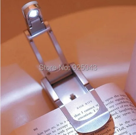 Супер яркий мини портативный складной светодиодный светильник для чтения книг, Ночной светильник, мигающий светильник