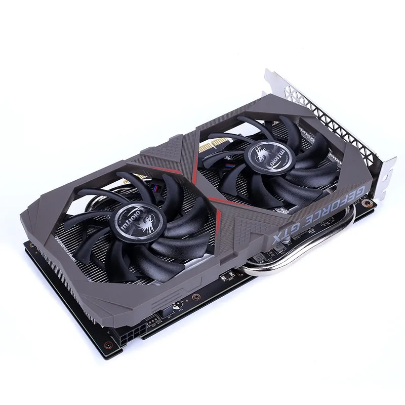 Красочная игровая видеокарта GeForce NVIDIA GTX1660Ti ES 6G 6 ГБ GDDR6 192bit 1500-1770 МГц DVI+ HDMI+ DP iGame видеокарта для ПК