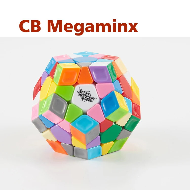 CubeXYZ CB Rainbow Megamin Cube Stickerless Puzzle Gift Idea for X'mas Birthday Collector's cube | Игрушки и хобби