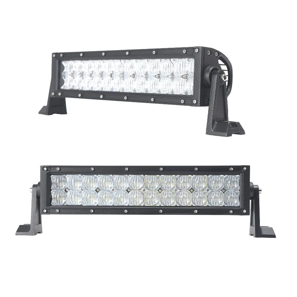 Green L 36W 72W LED Light Bar Dual Row 5D LED Work Light Bar for