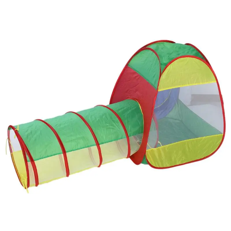 3 шт./компл. детский бассейн с океаническим шаром, детская палатка дом, игрушки для игры, трубка, прорезыватель, всплывающая игрушка для ползания, сложенный детский туннель, игрушка для приключений