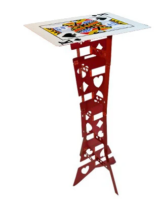 

Alluminum Alloy Magic Folding Table(Red,poker table) Easy to Carry For Magicians Stage Magic Tricks Magie Accessories Gimmick