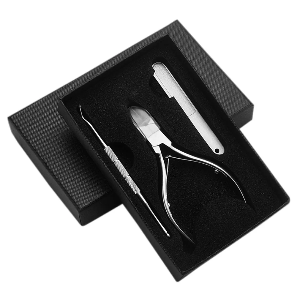 

File Set Steel Nail Tool Cuticle Nipper Spoon Cuticle Remover Cutter Clipper Manicure Device Tool Drop Shipping 3j11
