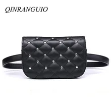 QINRANGUIO поясная сумка для женщин, телефон, ремень для денег, модная поясная сумка, высококачественная искусственная кожа, Женская поясная сумка, твердая нагрудная сумка