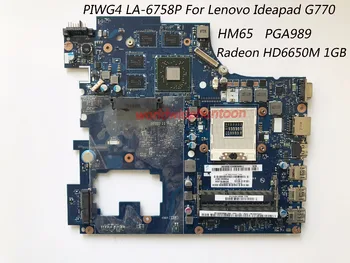 

Classy Quality Laptop Motherboard For Lenovo G770 Motherboard PIWG4 LA-6758P HM65 PGA989 HD6650M 1GB 100% Fully Tested