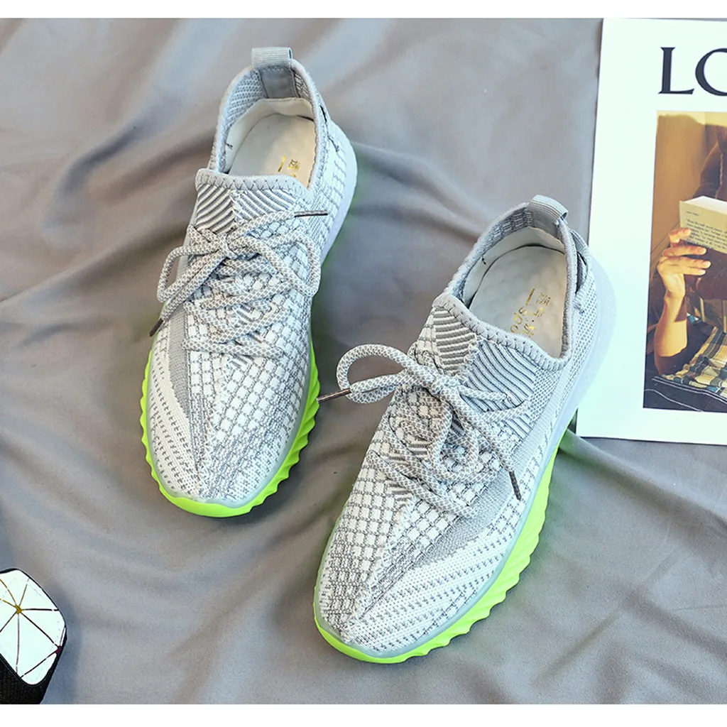 

Women's Leisure Outdoors Casual Shoes Breathable women sneakers 2019 Mesh Sneaker Slip-On Loafers Shoes hoes 2019 summer 718