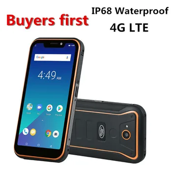 

Guophone X3 IP68 Waterproof mobile phone Android 8.1 MTK6739 Quad Core 5.5" FHD 4500mAh RAM 2GB ROM 16GB 8MP 4G LTE smartphone