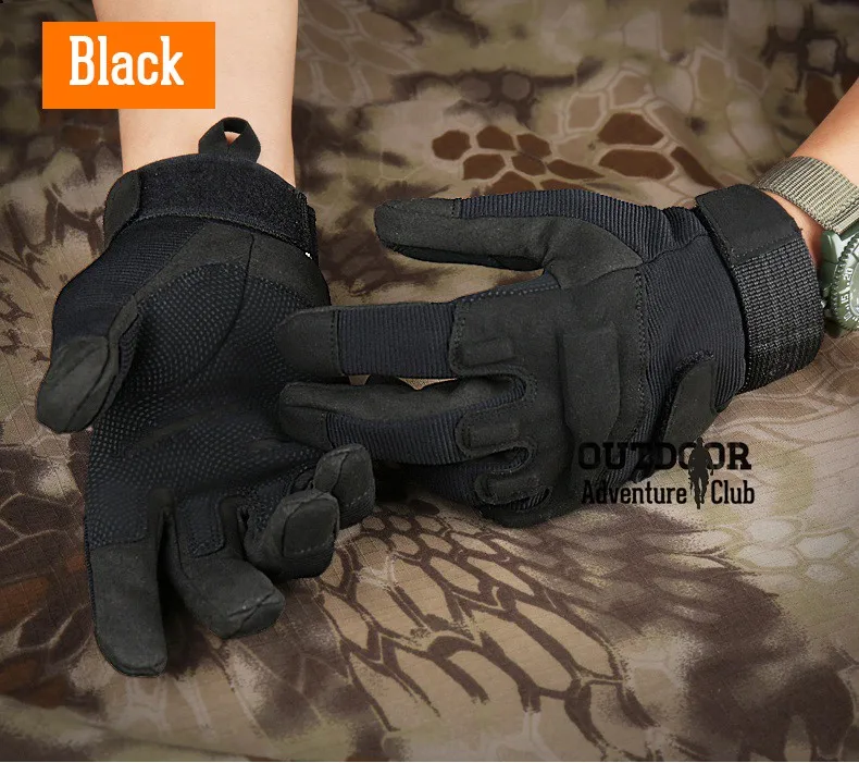 ReFire Шестерни милитари, камуфляжная перчатки Для мужчин военная полиция солдат Пейнтбол полный палец перчатки Мужской SWAT мотоцикл съемки