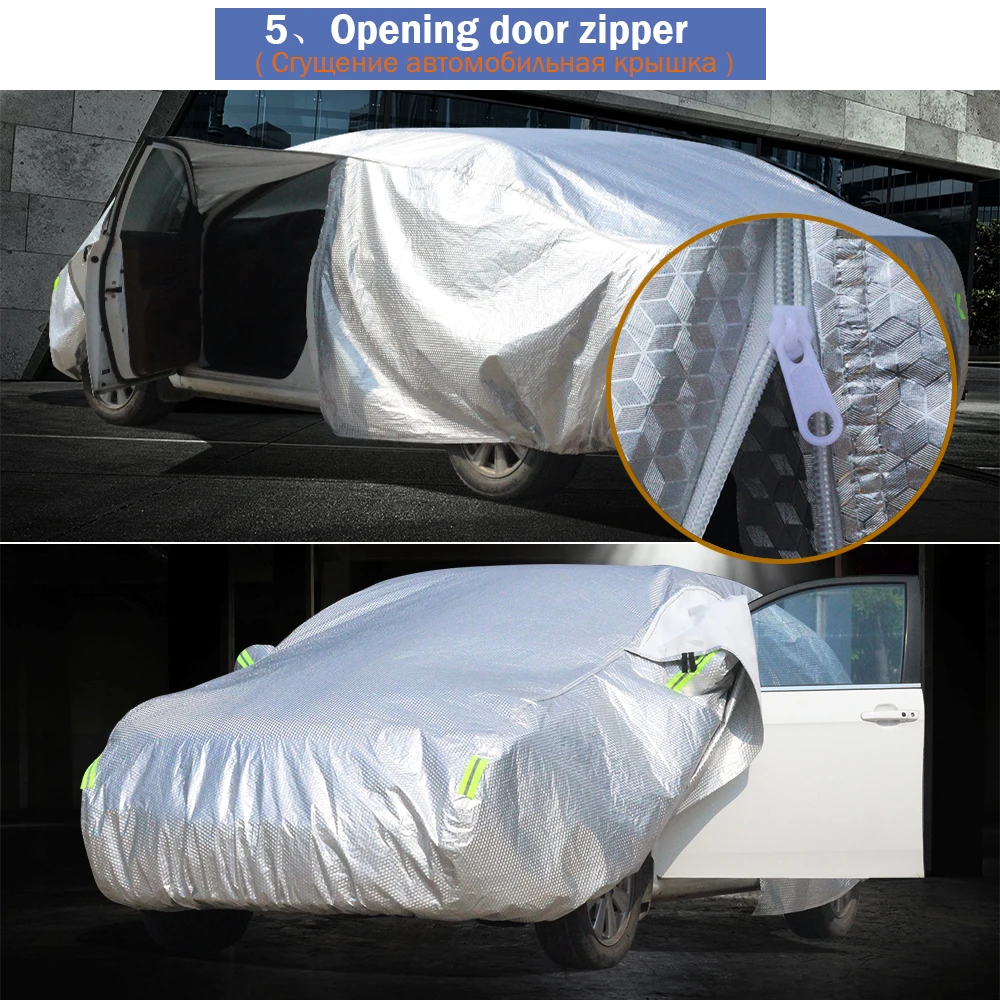 Cawanerl For Opel Agila Omega Zafira Mokka Ampera Karl Thicken Cotton Car  Cover Waterproof Sun Snow Rain Hail Protection Cover - AliExpress