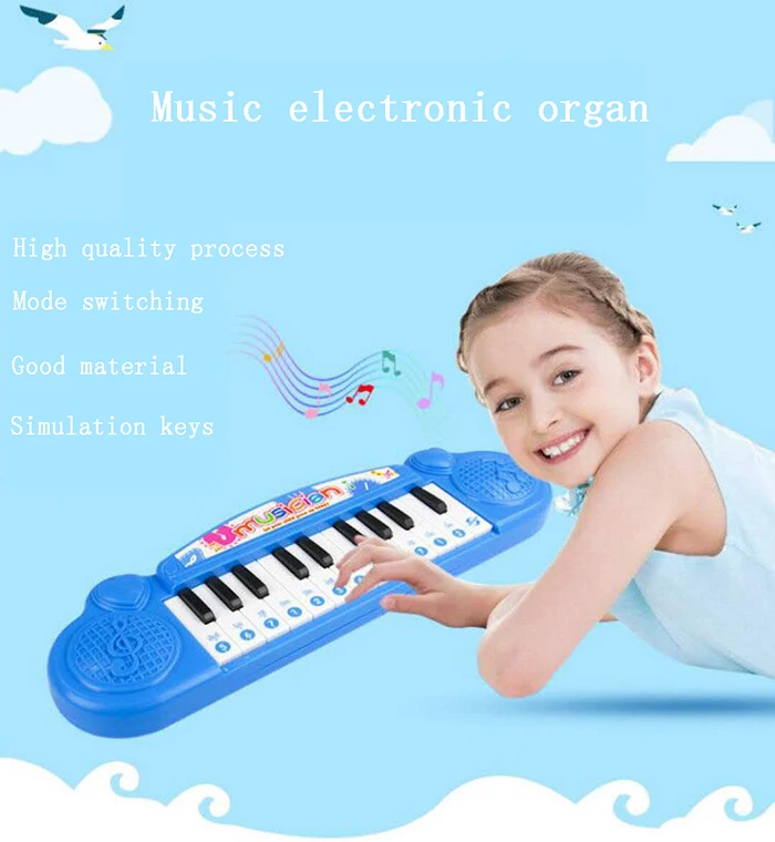 ELectronic Piano Toy Musical Instrument 32*9cm 22 Keys Mini Electronic Keyboard For Kid Gifts