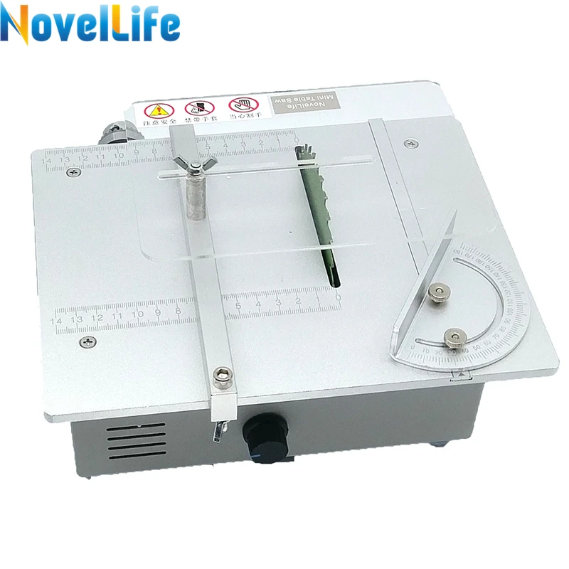 

Multifunction Mini Table Saw Woodworking Bench Saw B10 Drill Chuck DIY Electric Polisher Grinder Hobby Model Craft Cutting Tool