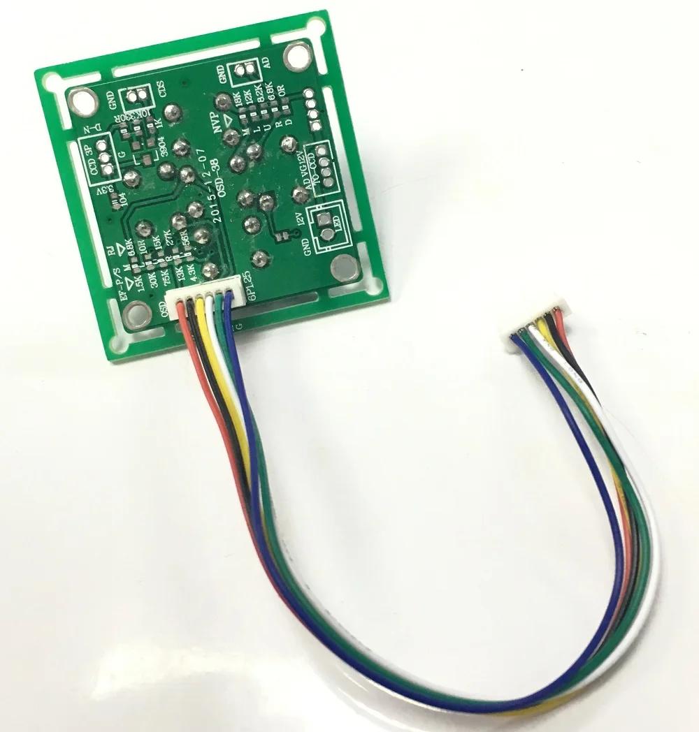 Плата меню Diske OSD для видео 6PINs CCTV плата камеры модуль AHD аналоговая камера
