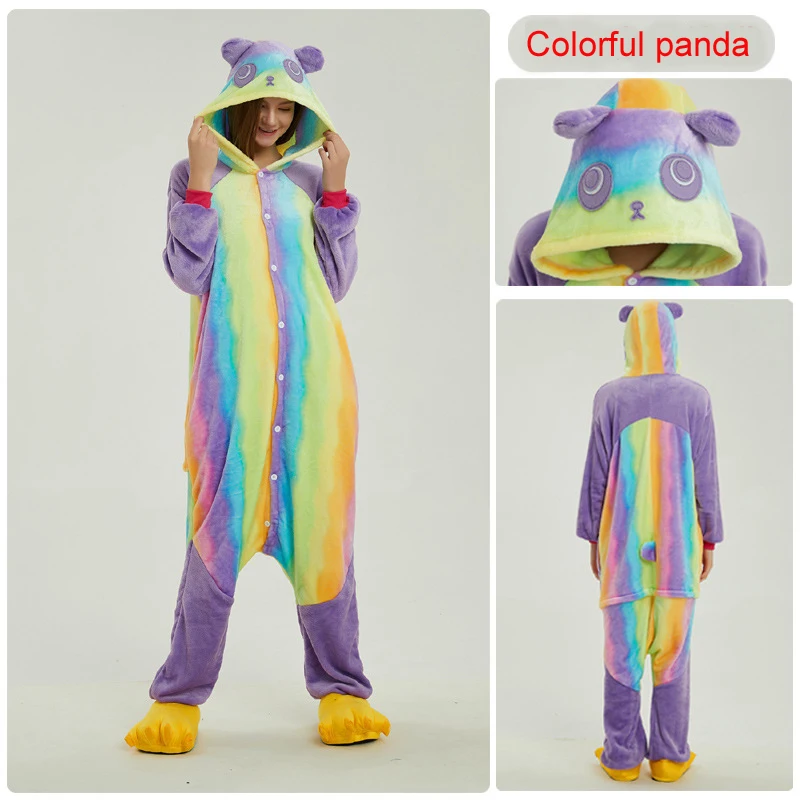 Дети кигуруми Лев одеяло "Панда" комбинезоны комбинезон для взрослых Для мужчин Для женщин для мальчиков толстовка животных пижамы Onesie костюмы для сна