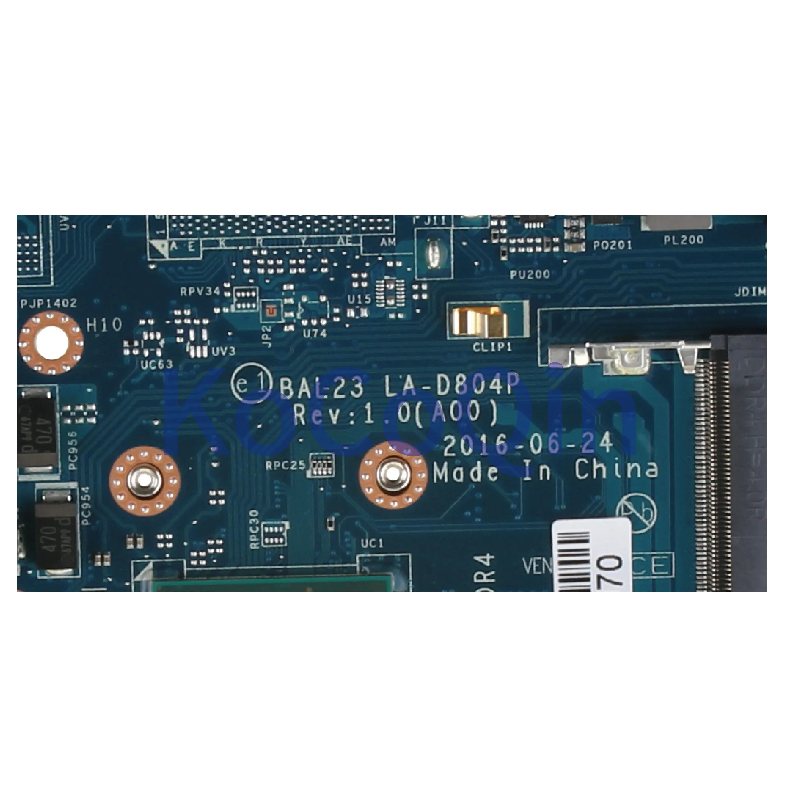 Placa-mãe para Computador Portátil para Dell Inspiron 15 5565 5567 Em9000 Placa-mãe para notebook - Imagem 6