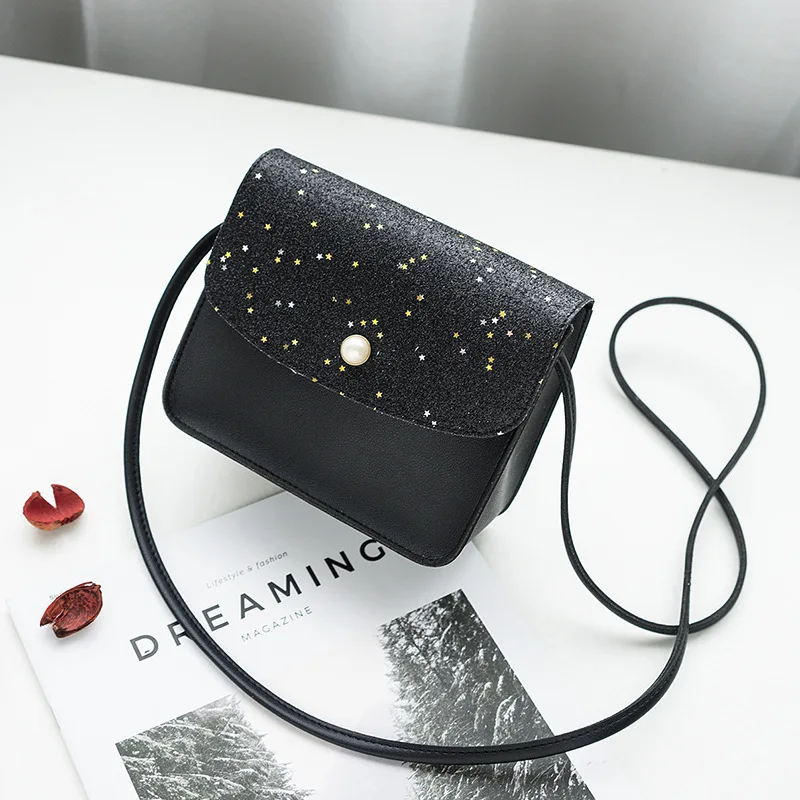  New Women Children Shoulder Bag Fashion Sequins Baby Girl Purse Handbag Cute Messenger Bag For Birt - 32910502314
