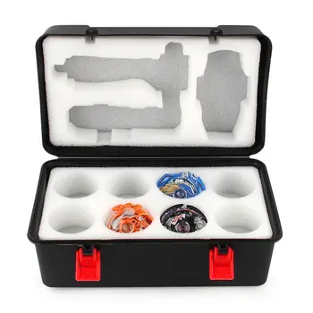 

2018 Newest Hot Portable Beyblade Burst Gyro and Launcher Receiving Box Storage Case with Foam