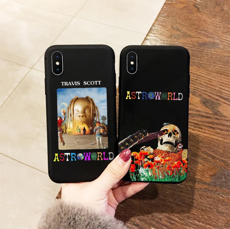Чехол для телефона travis scott astroworld iPhone X 6 7 8 plus 5 5S s мягкий силиконовый чехол samsung s6 s7 s8
