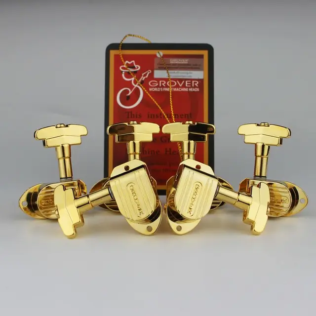 Gold Genuine Grover 150G Imperial 3x3 Guitar Tuners Electric Guitar Machine Heads Tunersin