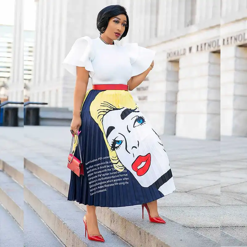 plus size summer skirts