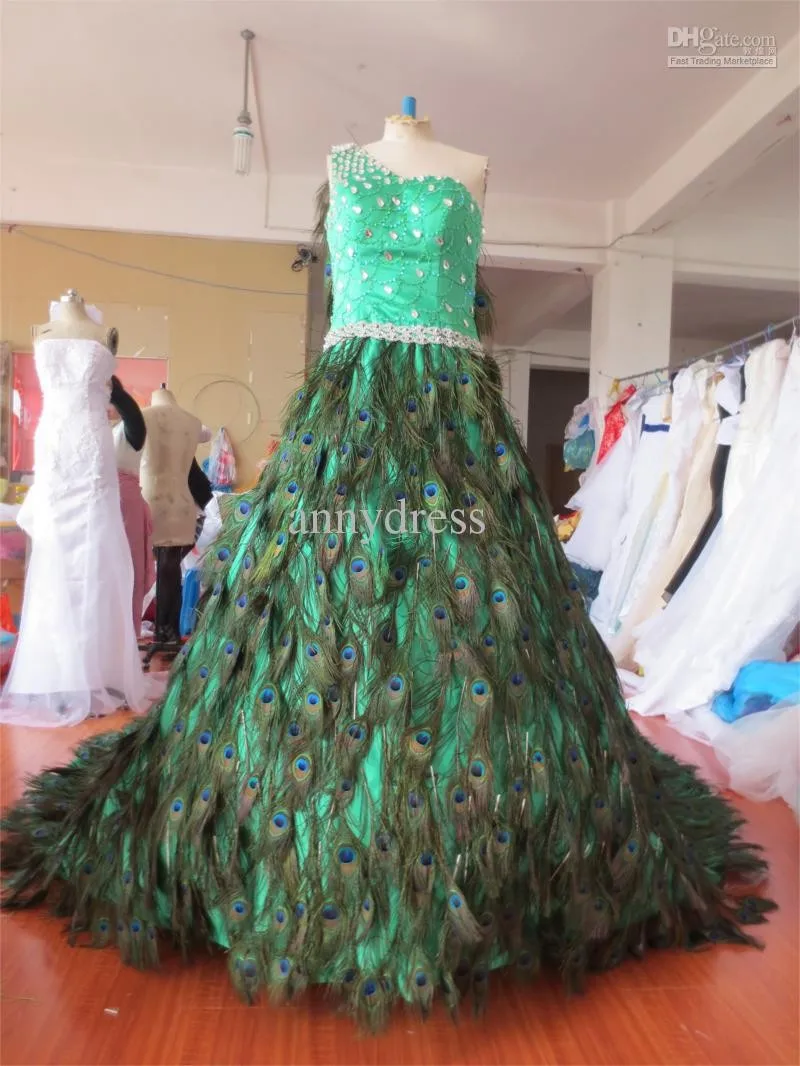 Real Picture Elegant New Arrival Real Picture Peacock Feather One