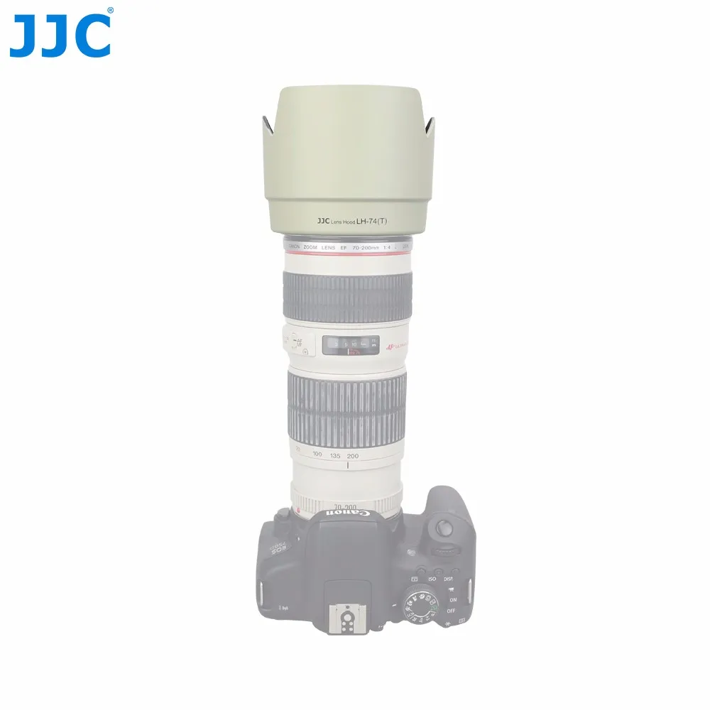 JJC LH-74(t) w белый бленда Тенты для Canon EF 70-200 мм f, 4L IS USM 70-200 мм f, 4L USM заменить Canon ET-74