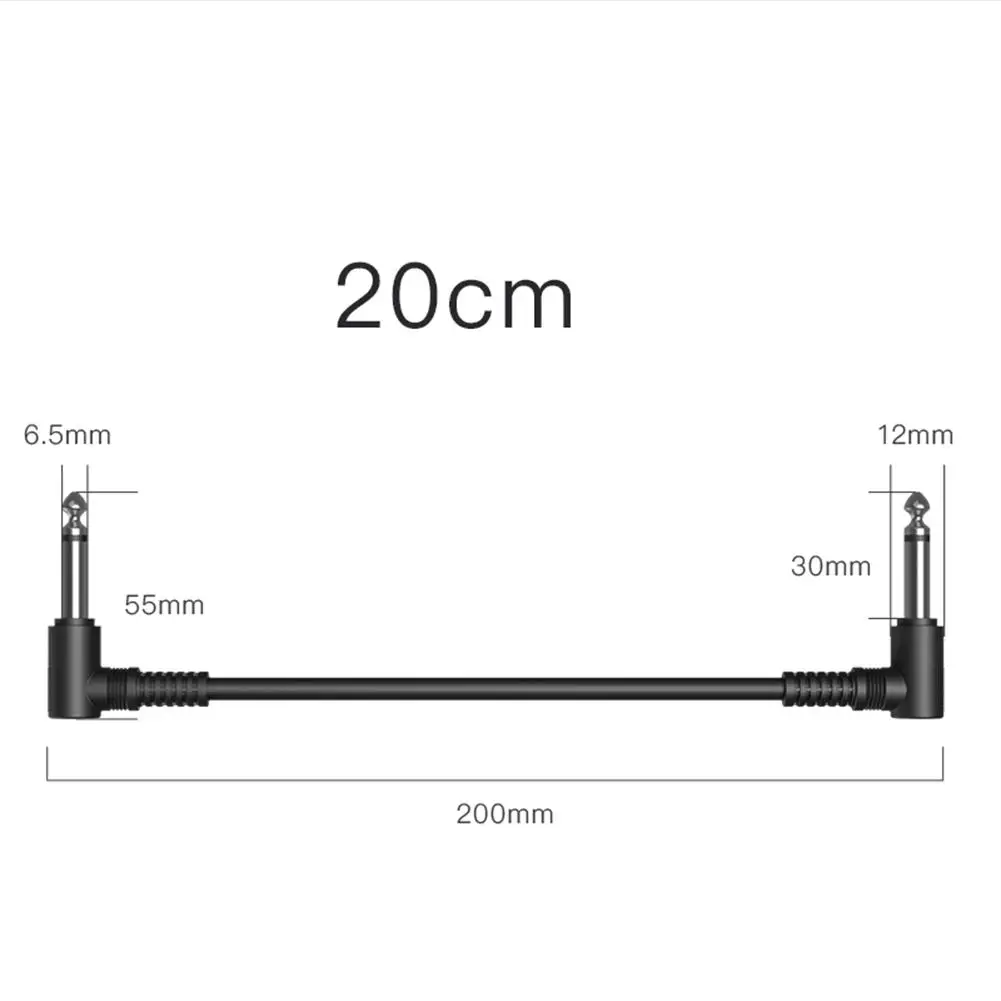 Педаль для гитары для создания спецэффектов аудио кабель с проводным соединением адаптер прямо к прямой 15/20 см универсальная гитара моноблок эффект кабель