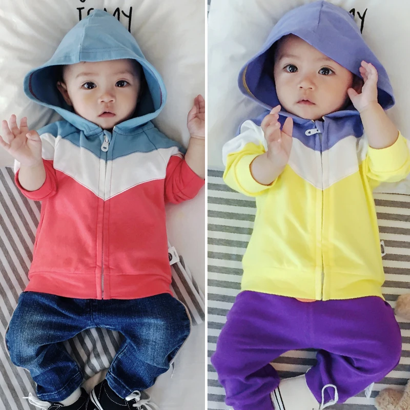 Lemonmiyu Baby Autumn Coats And Jackets Cotton Hooded Full Sleeve Kids
