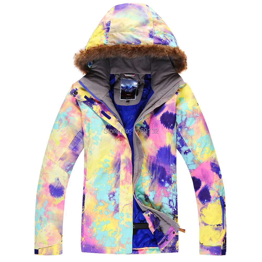 

Free shipping,2014 NEW winter cotton padding Outdoor snowboard hiking Skiing Jacket suit Windbreaker,Women Warm Windproof Coat
