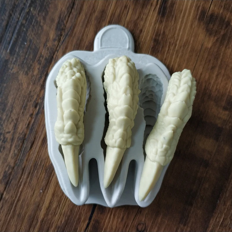 

New eagle claw chocolate silicone mold DIY cake decorating tool