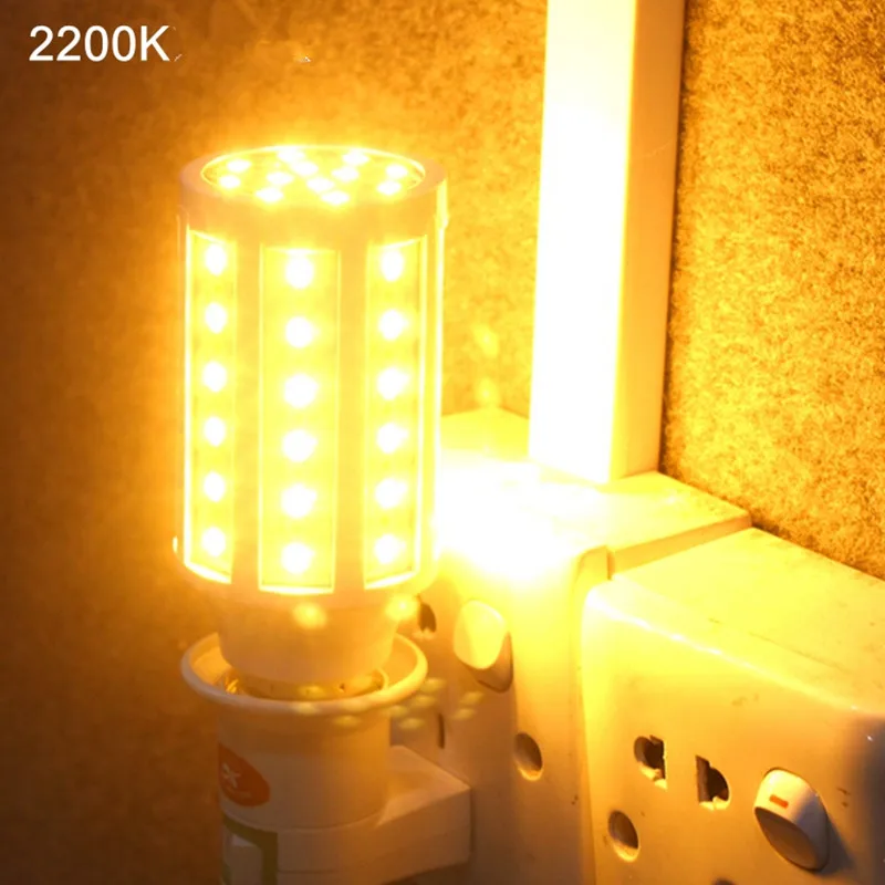 

LED Grow Light Golden 2200K Corn Light E27 E26 E14 B22 bulb AC 220V 110V DC 12V 24V-60V SMD 5730 Growing Lamp for Greenhouse