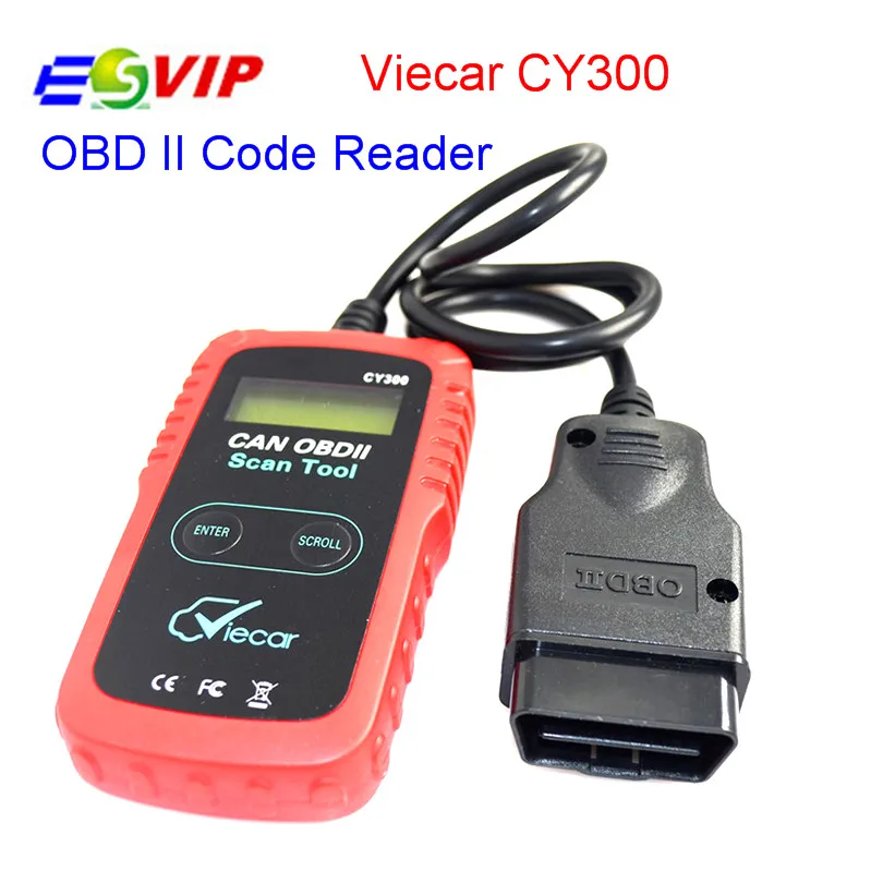 Оригинальный Viecar CY300 OBDII OBD2 автоматический диагностический код читателя сканирующий инструмент CY-300 поддерживает все протоколы OBDII