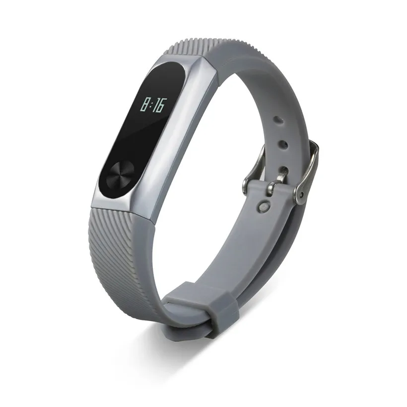 

New 2017 For Xiaomi Mi Band 2 Bracelet Replacement Wristband Band Strap + Metal Case Cover drop shipping 0601