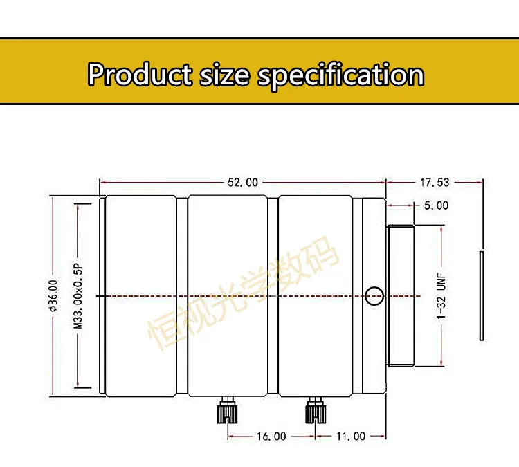 Product size specification