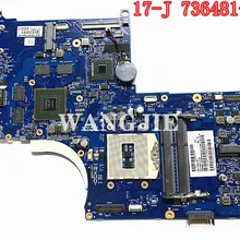 Материнская плата для ноутбука hp ENVY 17-J 736481-601 736481-501 736481-001 HM87 750 M/4G материнская плата 6050A2563801-MB-A02 протестирована