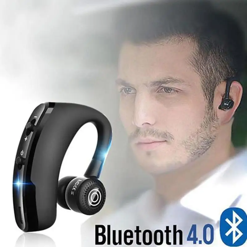 1 шт. V9 Csr Handsfree Беспроводные Bluetooth наушники шумоподавление Бизнес гарнитура с микрофоном Спорт Auriculares для Xiaomi